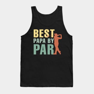 Best Papa By Par Tank Top